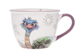 Hrnek 550 ml Pštros - BUG ART KOOKS